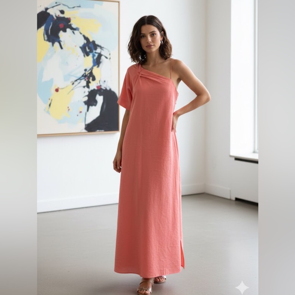 COS dress orange-peach size 8
